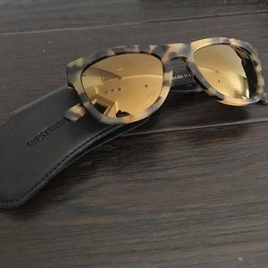 Westward Leaning Accessories - Tortoise Glasses with Gold Lens Westward Leaning Accessories - Tortoise Glasses with Gold Lens