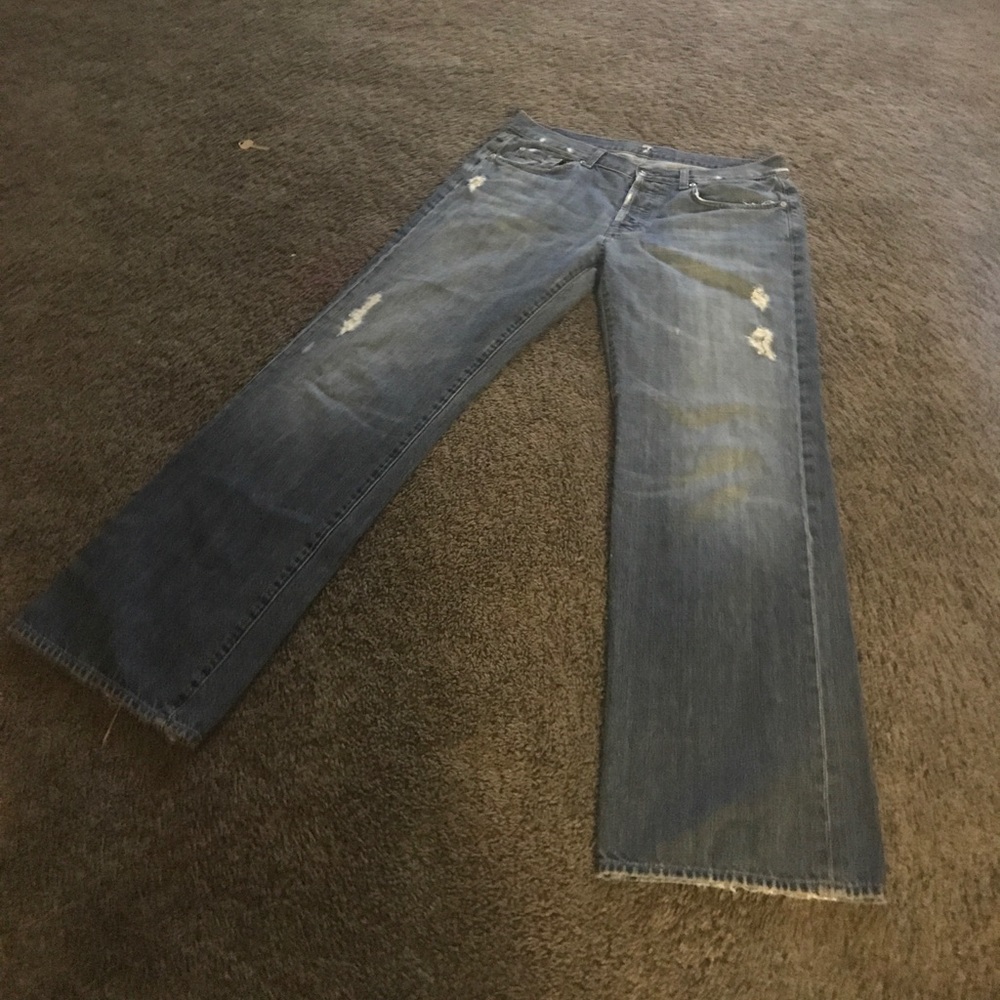 Faded jeans seven for all mankind
