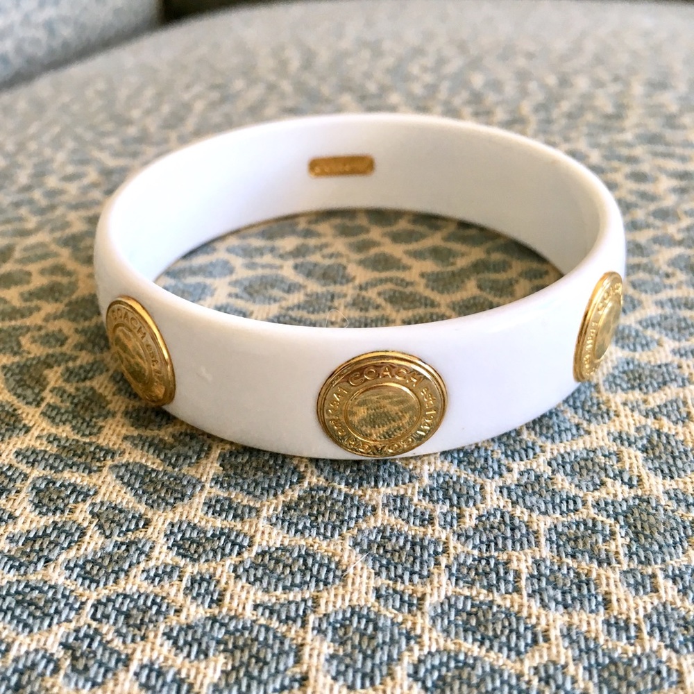 Coach Logo Bangle 'Phoebe' White