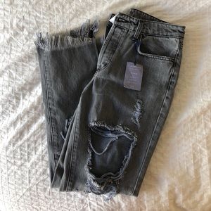 Carmar Jeans - distressed gray / black EMELIA - LF