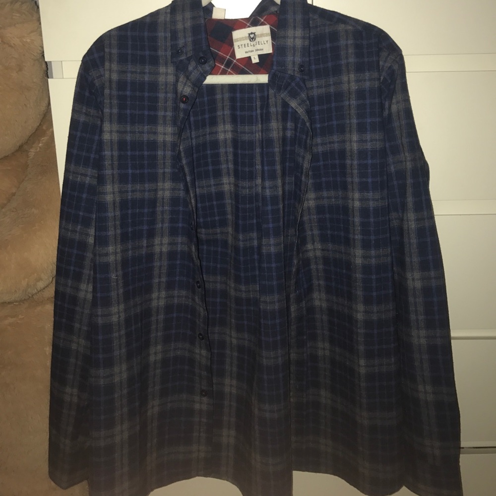Mens Steel&Jelly flannel