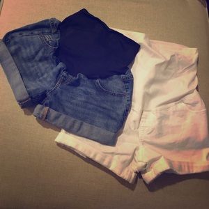 Two Maternity Shorts for the Price of One