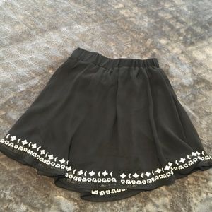 PacSun short black skirt