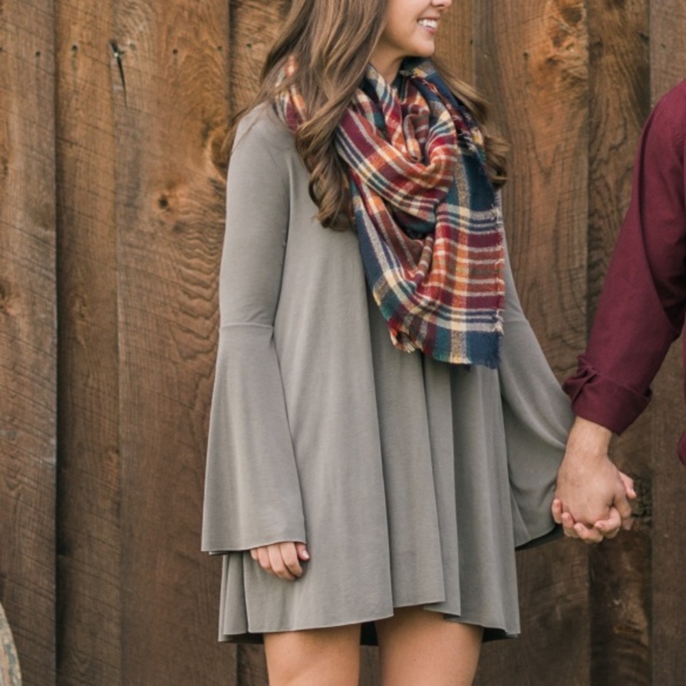 Olive green dress