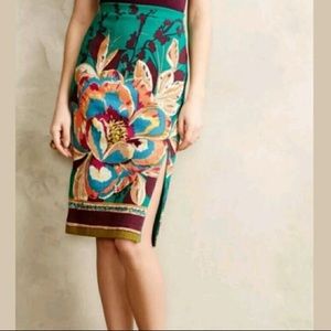 Anthropologie Maeve Midi Skirt