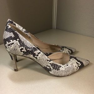 Nine West Snake Print Heels