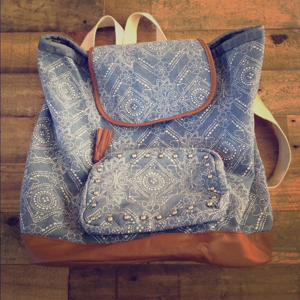 Candies Boho Floral Heart Backpack