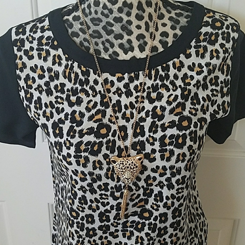 Van Heusen Leopard Print Top