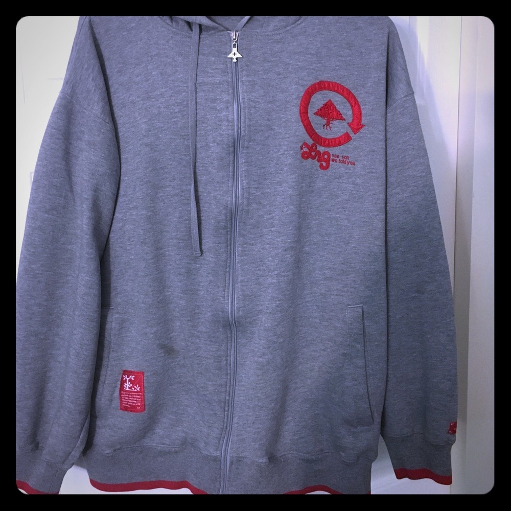 LRG zip up hooded sweatshirt. 3XL