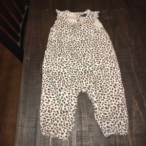 Baby gap corduroy snow leopard print jumper