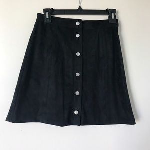 H&M Suede Skirt