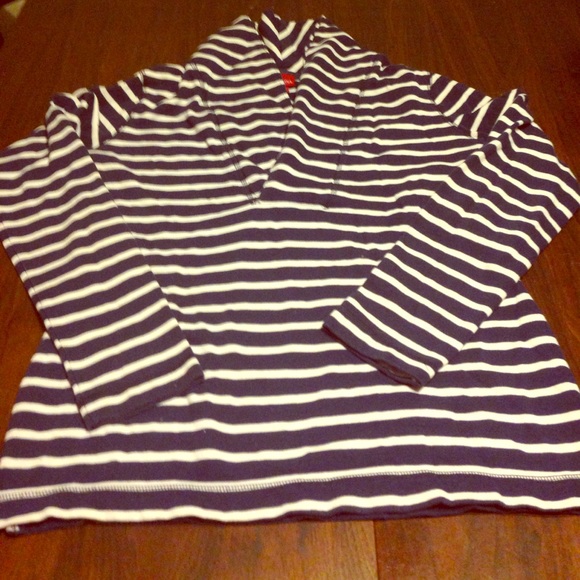 Merona Sweaters - Navy and white striped top Merona Sweaters - Navy and white striped top