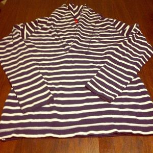Merona Sweaters - Navy and white striped top Merona Sweaters - Navy and white striped top