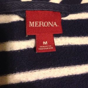 Merona Sweaters - Navy and white striped top Merona Sweaters - Navy and white striped top