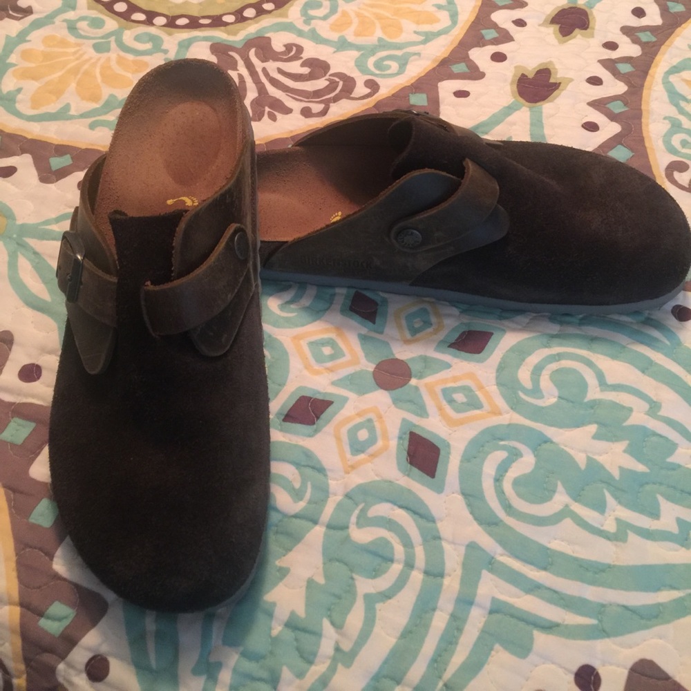 🔸Brand new two-tone brown Birkenstock clogs🔸