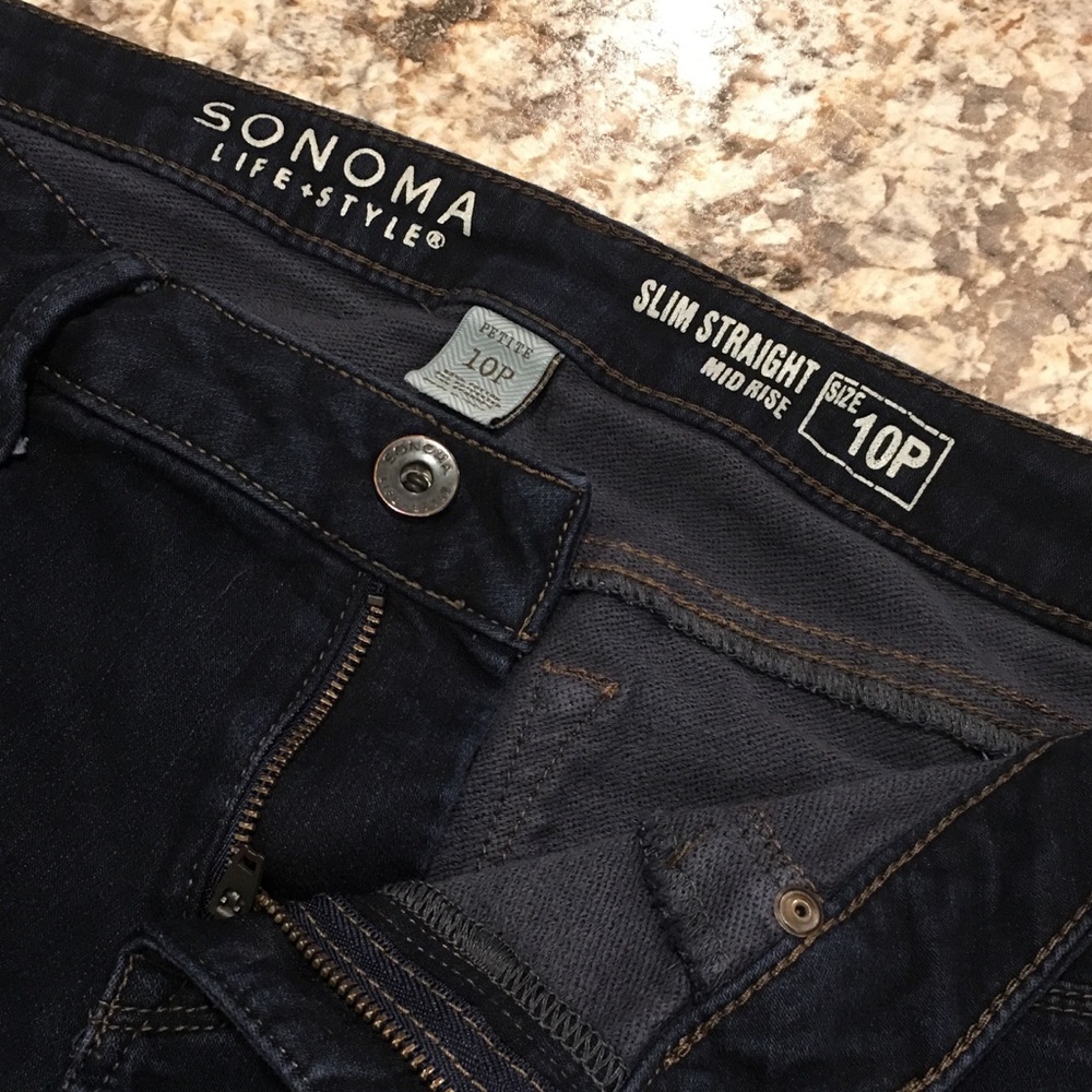 Sonoma Dark Wash Jeans 10P