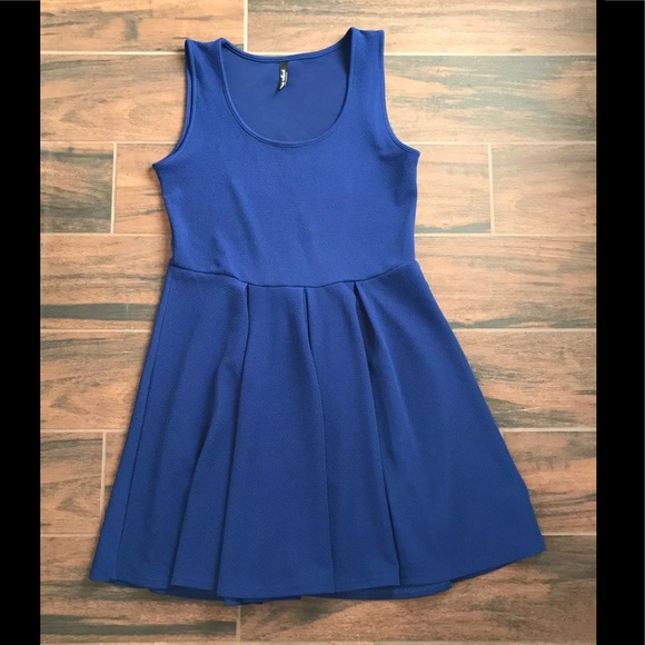 ❌ GONE ❌ NWOT Royal blue fit & flare dress - Picture 4 of 6