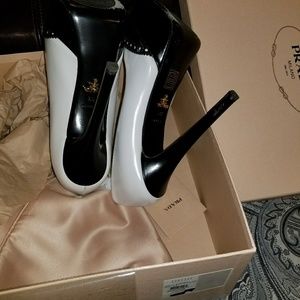 Prada Black & White Shoes
