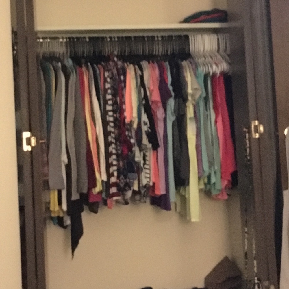 Cleaning out closet. Mystery box