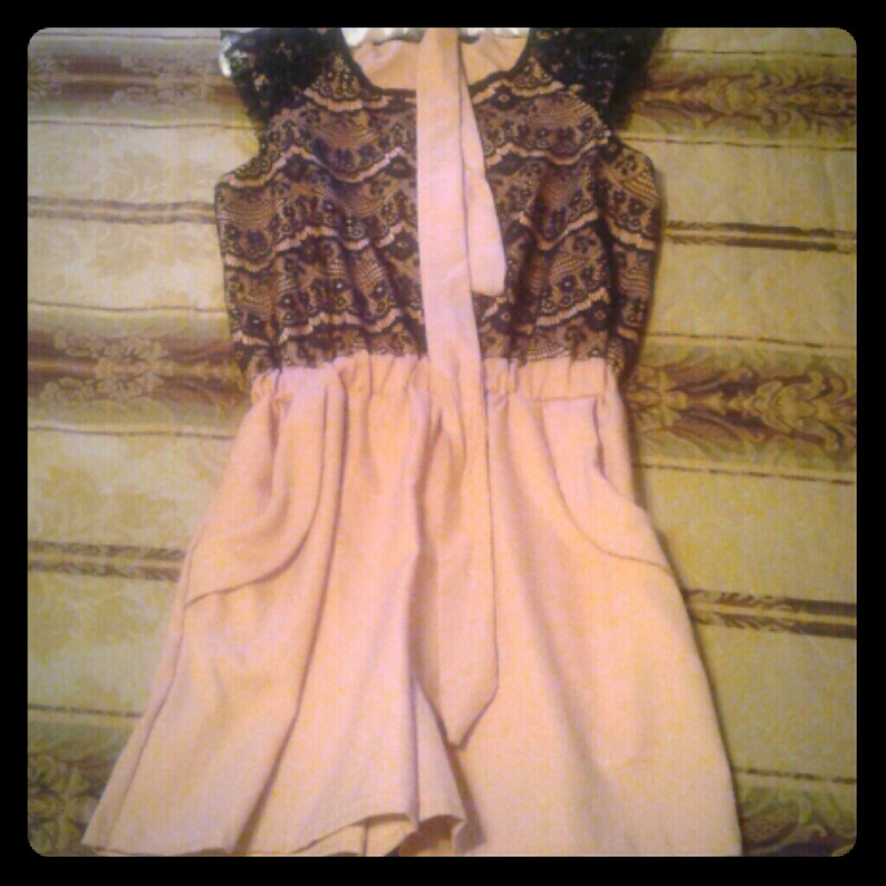 Cute Laced Shorts Romper (Stretch)