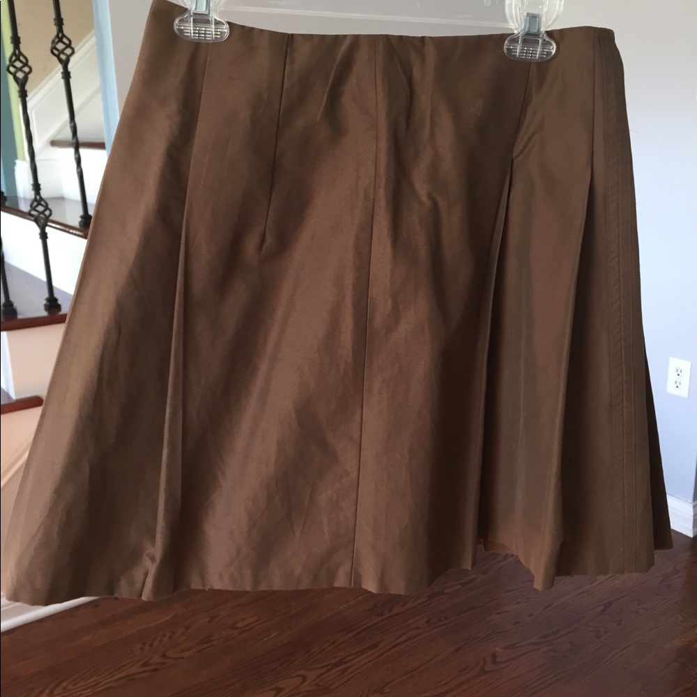 The Limited Brown A Line Mini Skirt