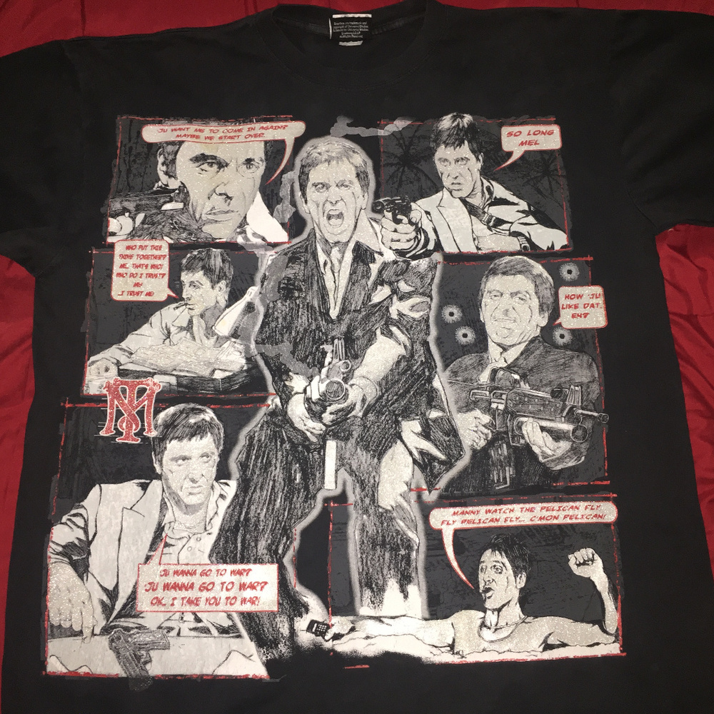 Scarface Comic T-shirt XXL