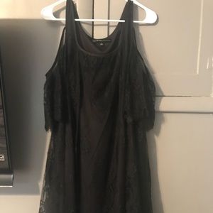 Lace Cold Shoulder Dress