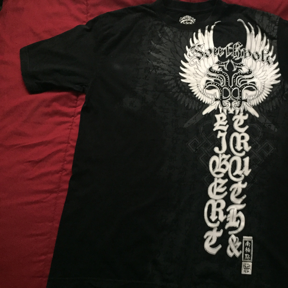 Black mens tshirt- South Pole