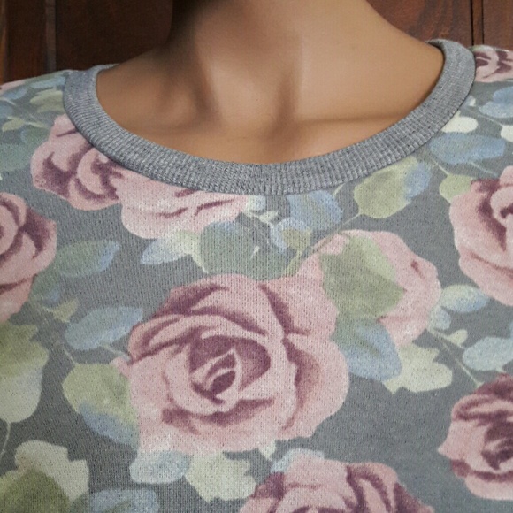 NWT Floral Sweater Tunic/Dress - Picture 6 of 8