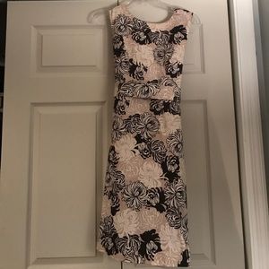A-line knee length Sunday dress