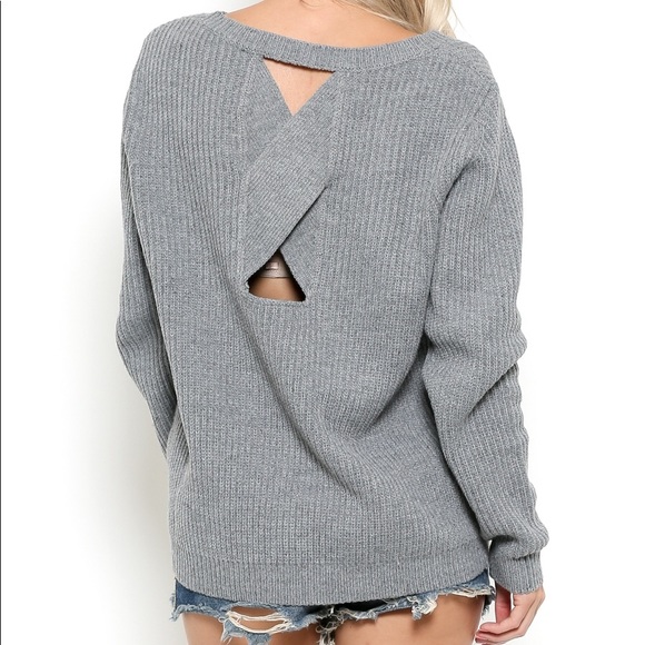 Sweaters - Open-Back Sweater