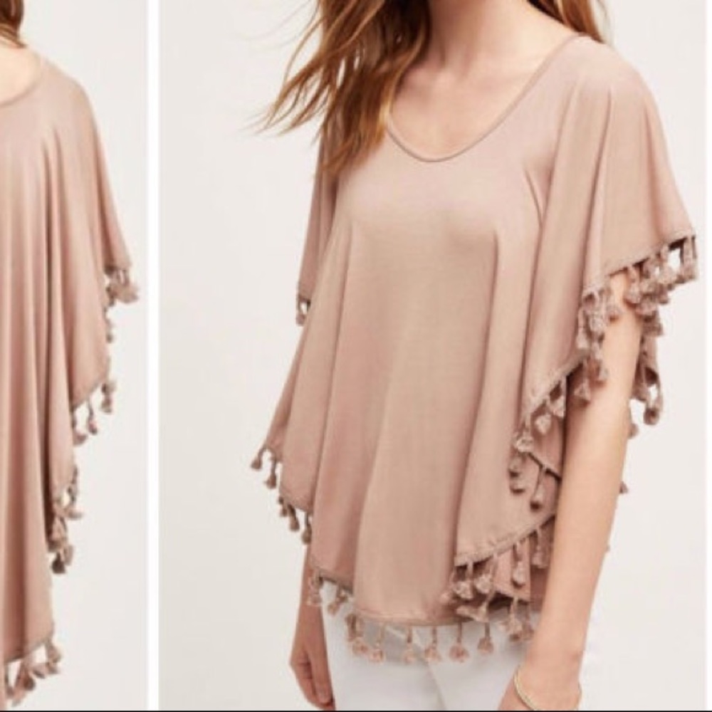 Anthropologie Tassled Kaftan