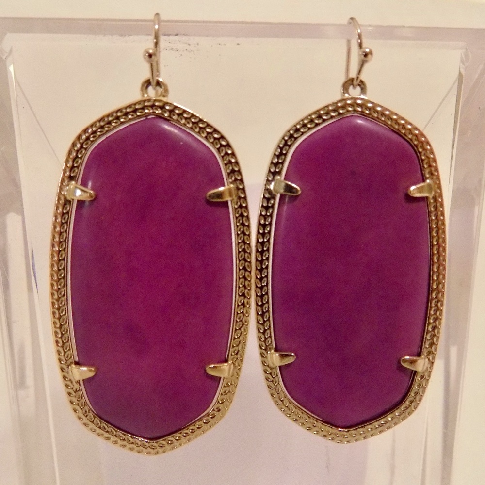 Purple Kendra Scott  Danielle Earrings