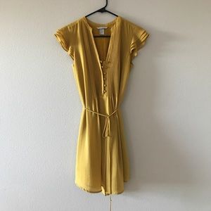 HM yellow dress