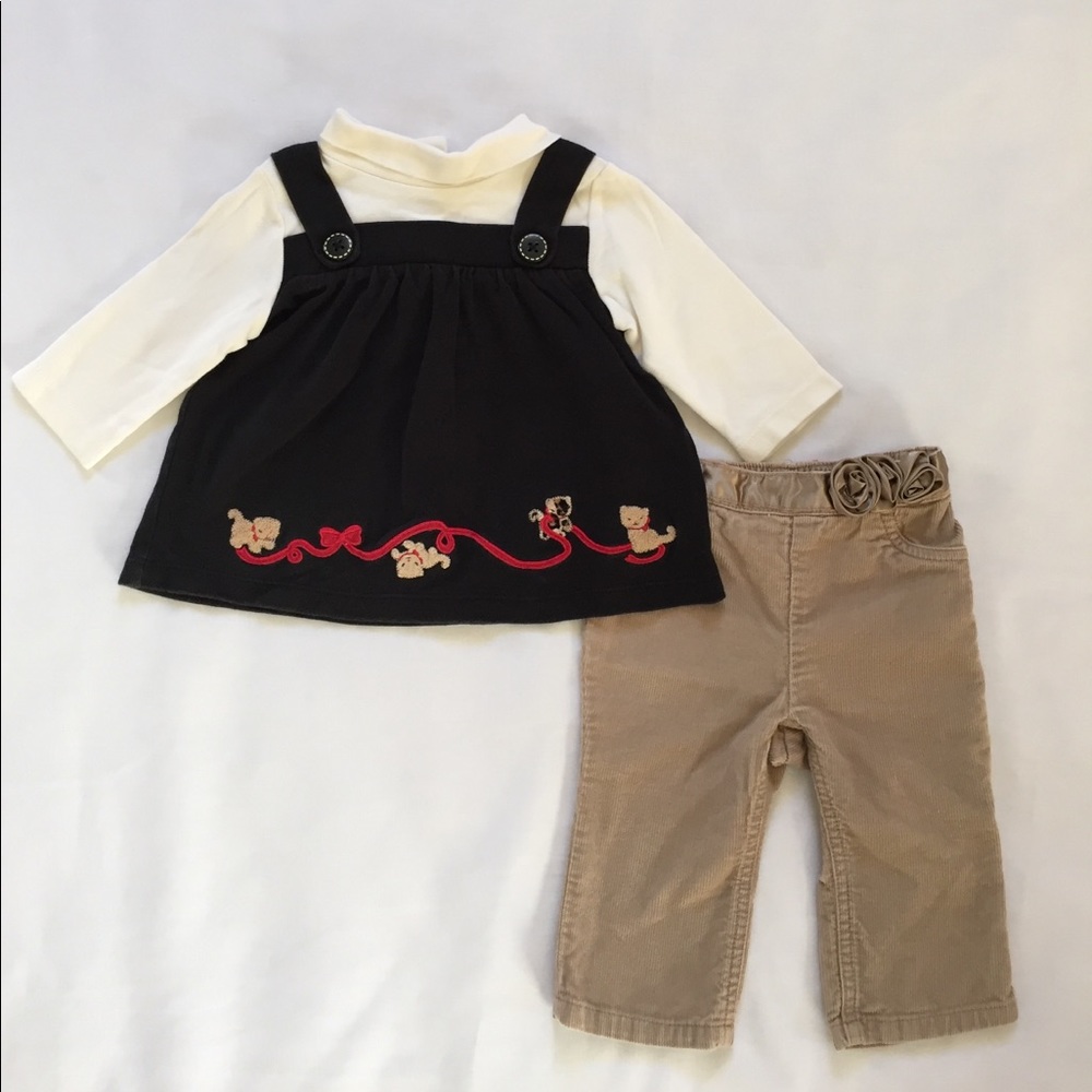 Bundle: Gymboree Mock Shirt & Old Navy Pants