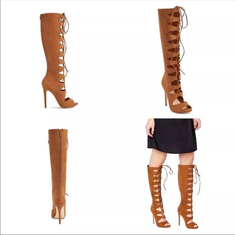 Lace Up Heel Sandals