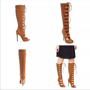 Lace Up Heel Sandals