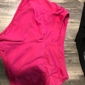 Pink Nike shorts dry fit