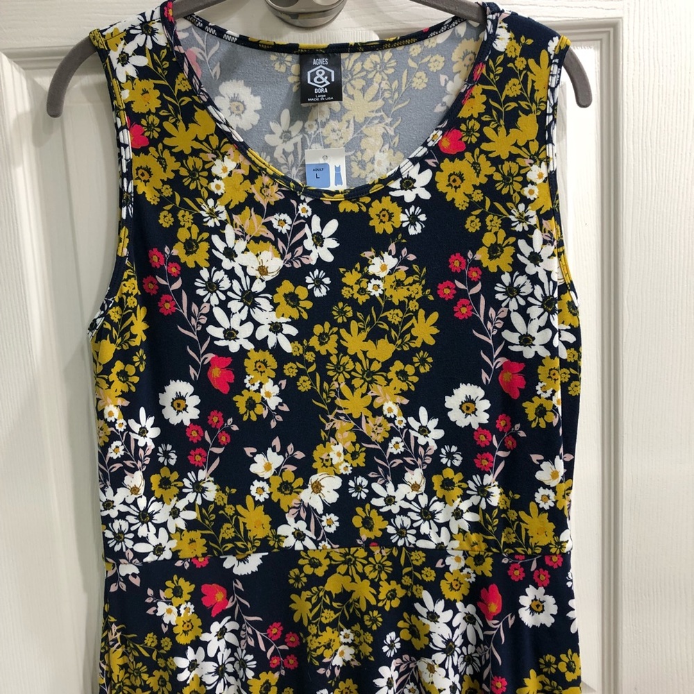Agnes and Dora the Angelou sleeveless jersey dress