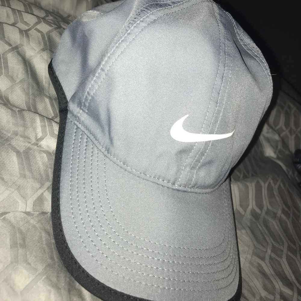 grey nike dri-hit hat