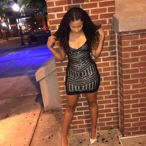 Express sequin dress