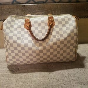 Louis Vuitton Speedy 35 Damier Azur purse