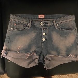 Hudson purple wash denim shorts size 31