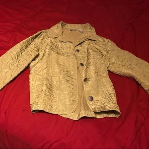 Chico’s green jacket. Size 1