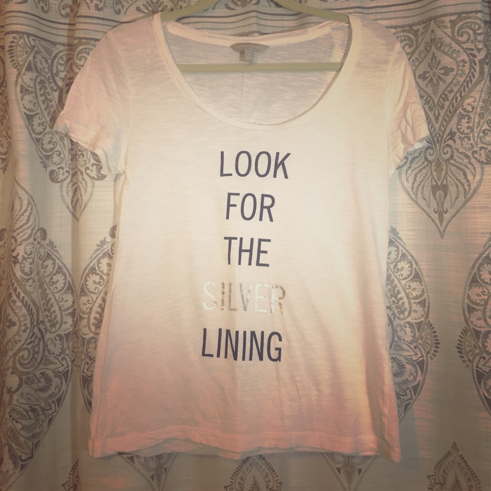 Banana republic silver lining tee *FREE w/ purch*