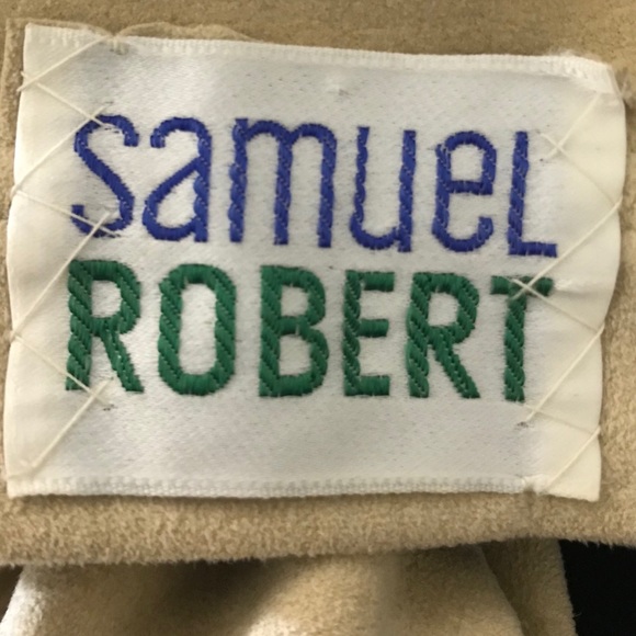 Vintage 70s Camel Tan Faux Vegan Suede Midi Skirt - Picture 5 of 7