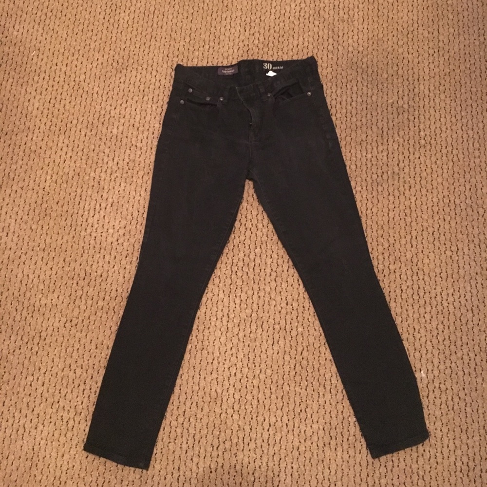 JCrew black denim jeans
