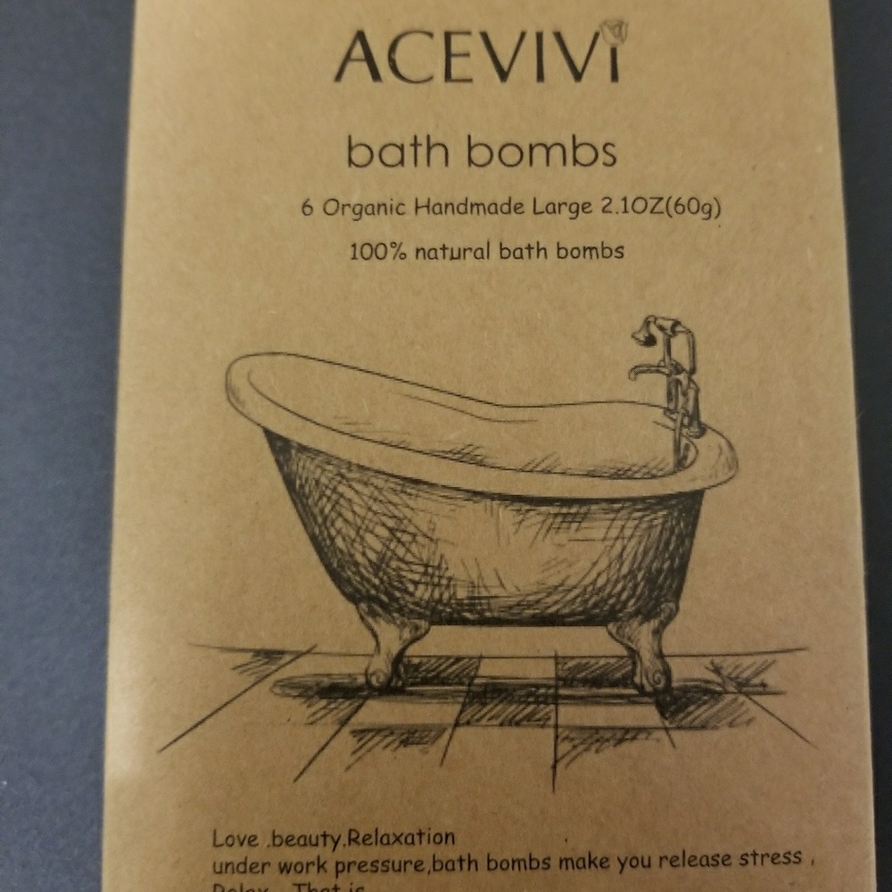 6 Acevivi Bath Bombs
