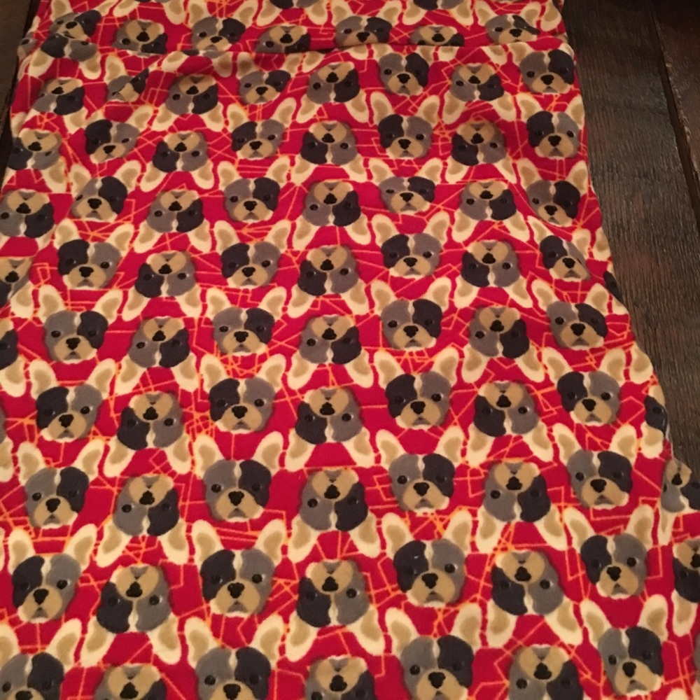 Lularoe TC legging. Bulldogs.