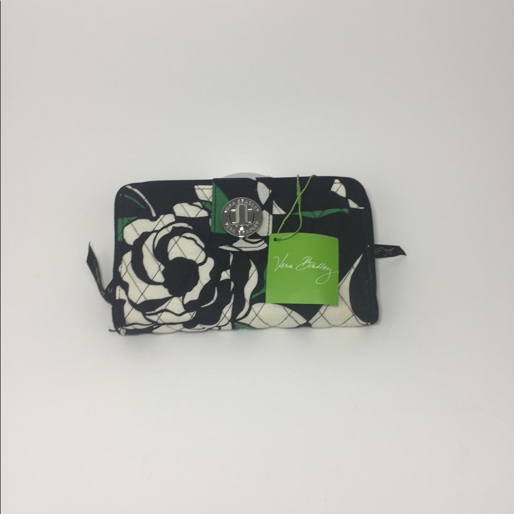 Vera Bradley Turnlock Wallet Imperial Rose